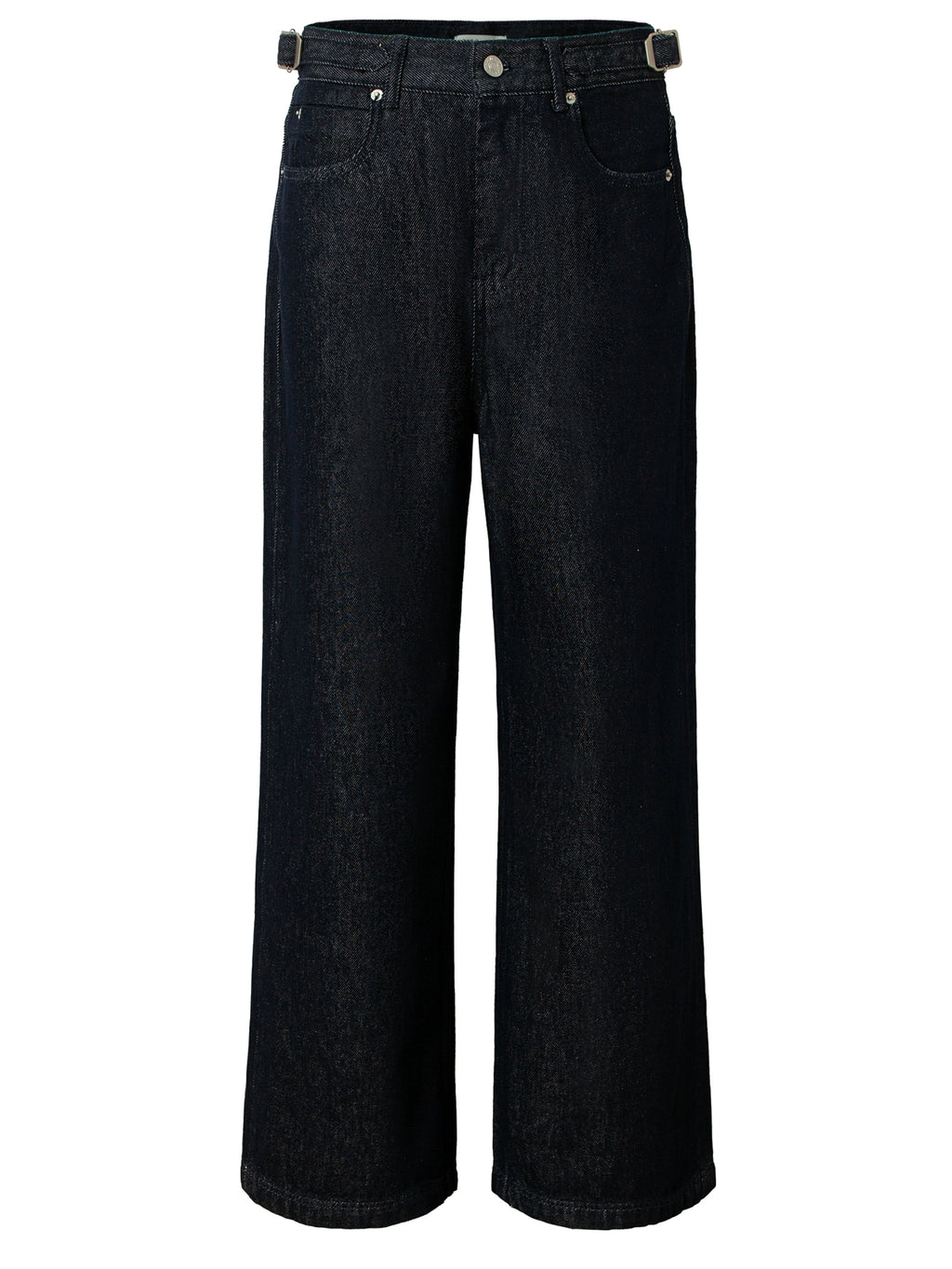 RPB BRAND High Waist Loose Skinny Wide Leg Straight Pants