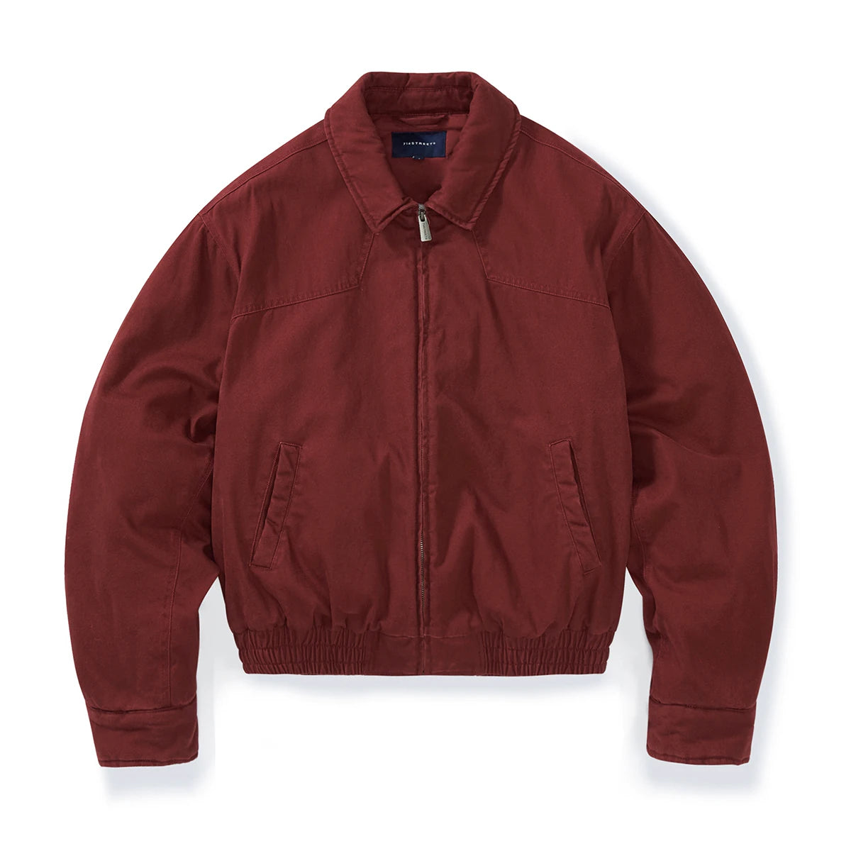 714Street Vintage MA1 Bomber Jacket Washed Cinched-Waist Cropped