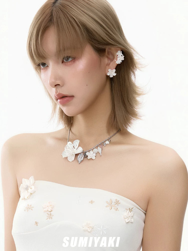 SUMIYAKI Sakura Tassel Collar