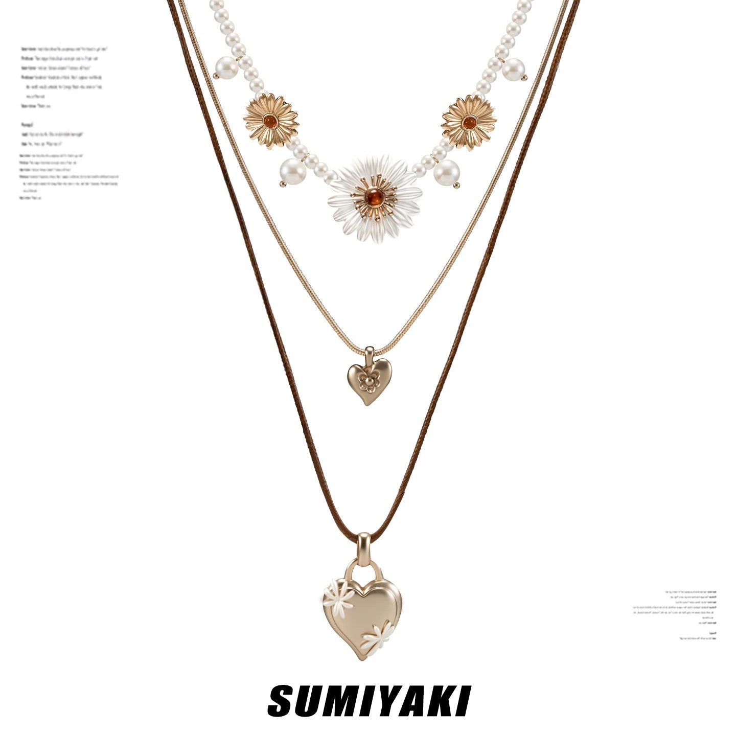 SUMIYAKI Multi-layered Love Necklace