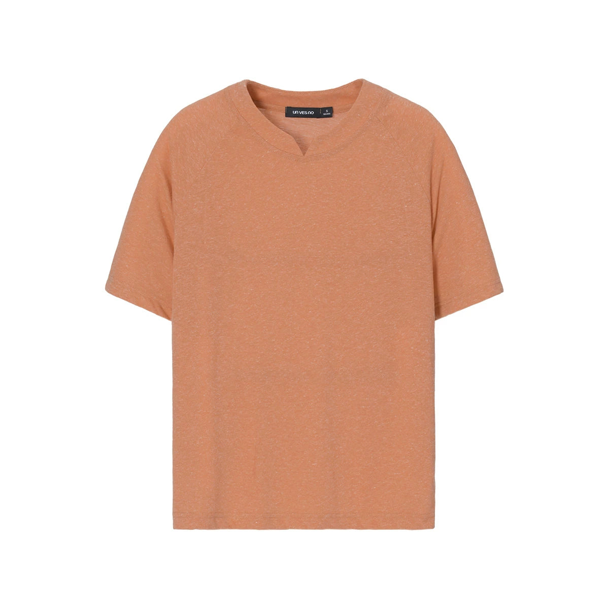 Unvesno Relaxed Raglan V-Neck Linen Tee
