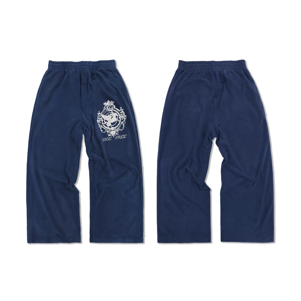 WANNA LAB Pegasus Print 260g Fleece Jogger Pants