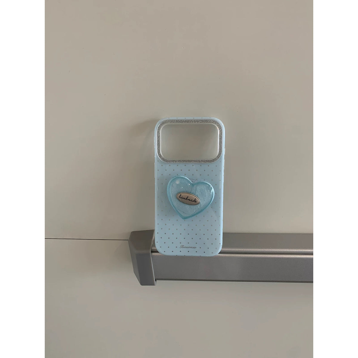 KANO Gentle White Moonlight Polka Dot Heart Case