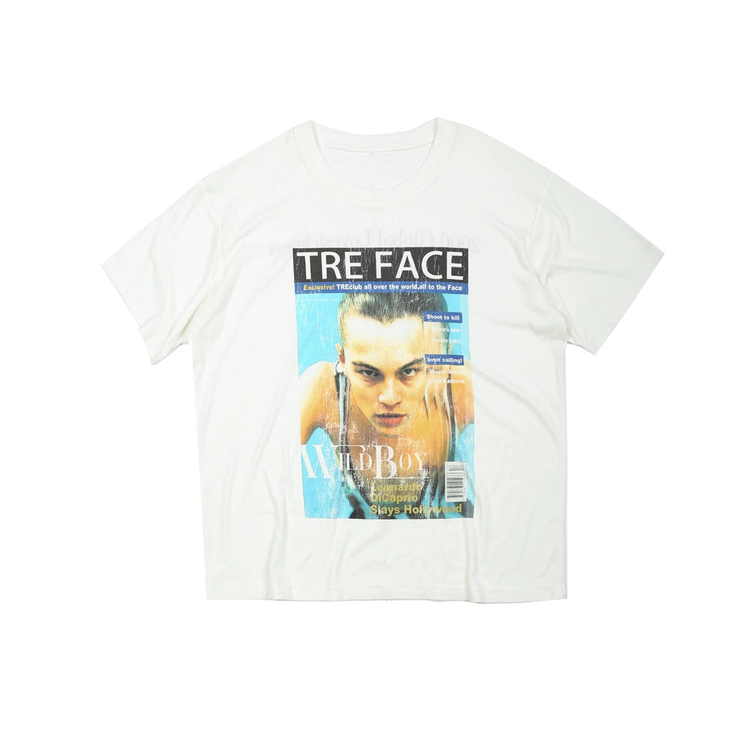 TREclub Exclusive Lightweight Cool-Touch Retro Street Print Tee