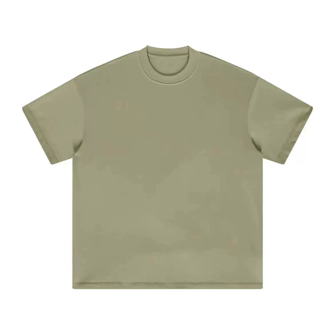 Blank: Map Oversized Small Neckline Casual Tee