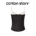 Cantonstory French Lace Slimming Top