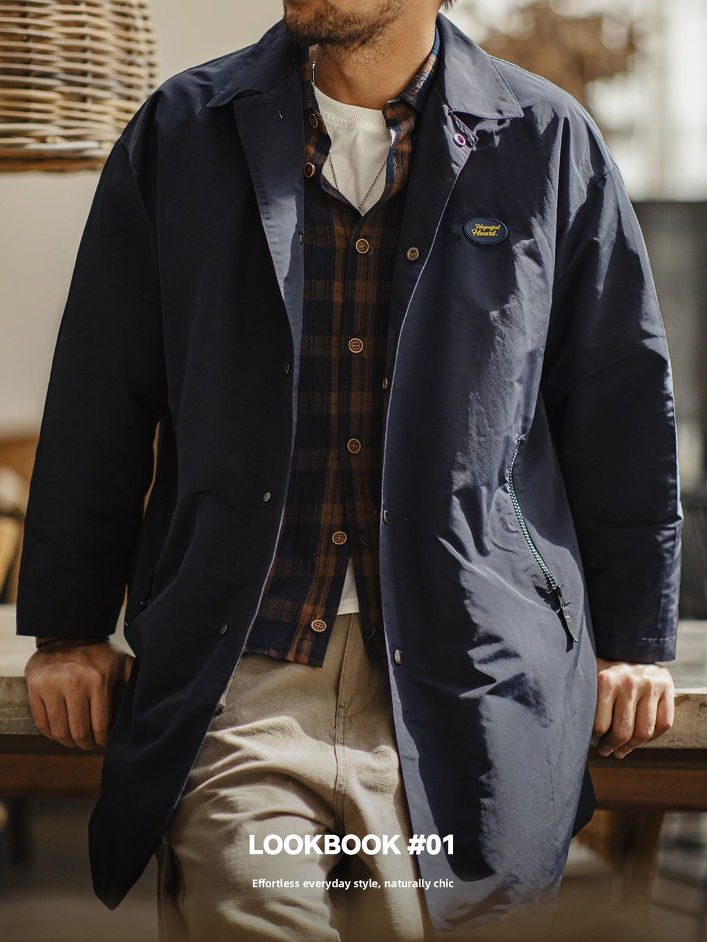Madden Vintage Windbreaker Long Coat Jacket