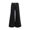 Wildberry Black High-Waist Wide-Leg Jeans