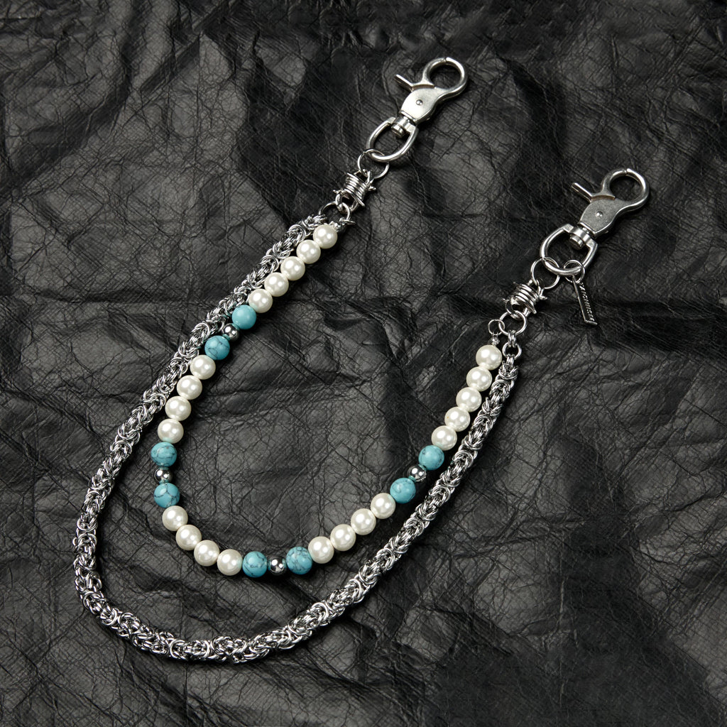 TAICHIISM Pearl Jeans Trouser Chain Pendant