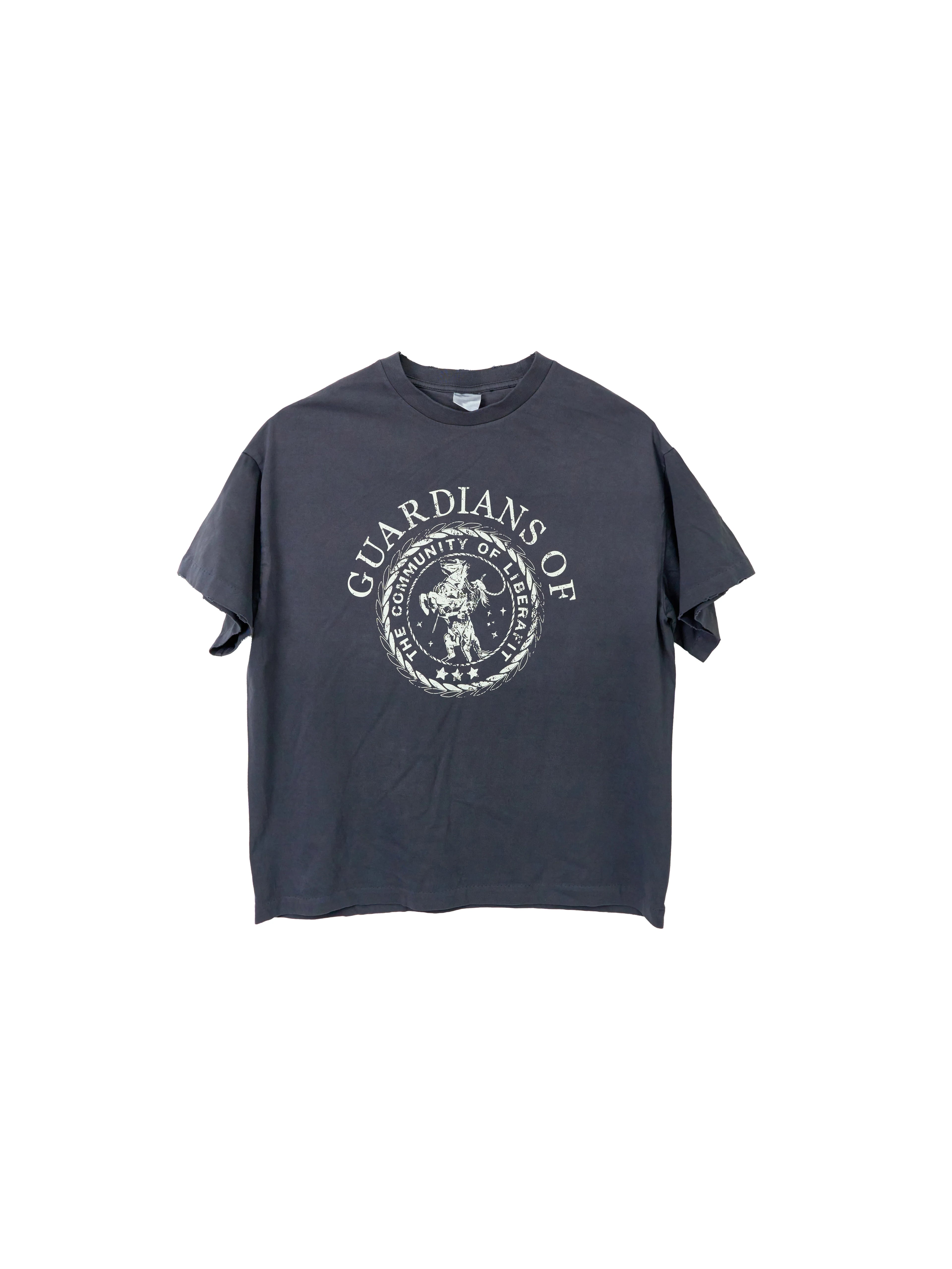 LIBERAFIT Hand Drawn Badge Loose Tee