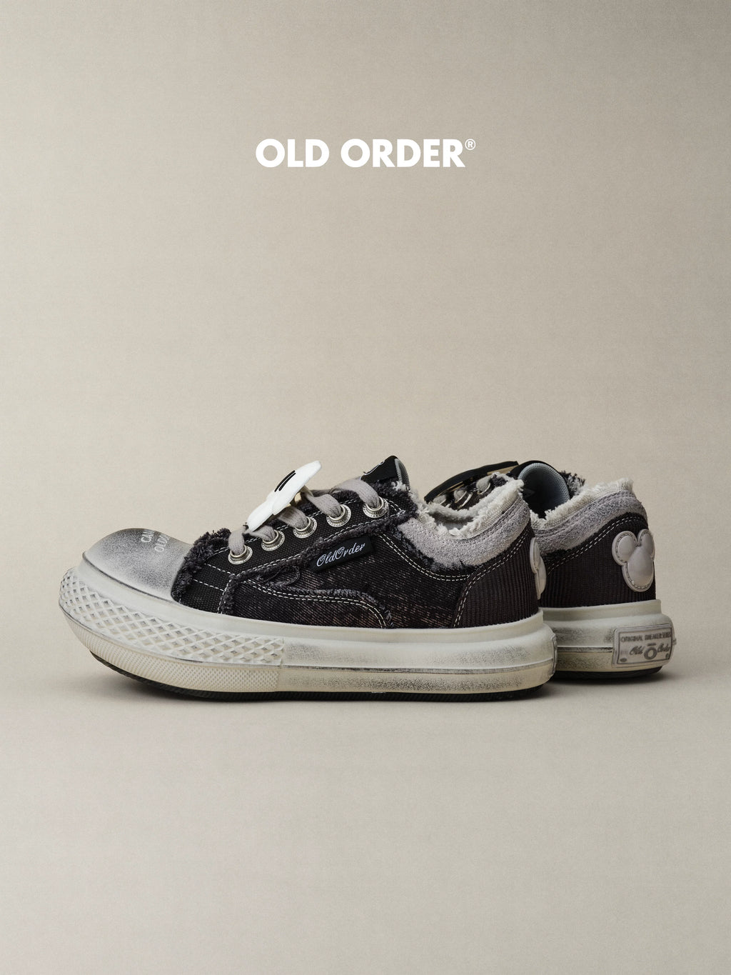 OLD ORDER Canvas Chunky Platform Sneaker