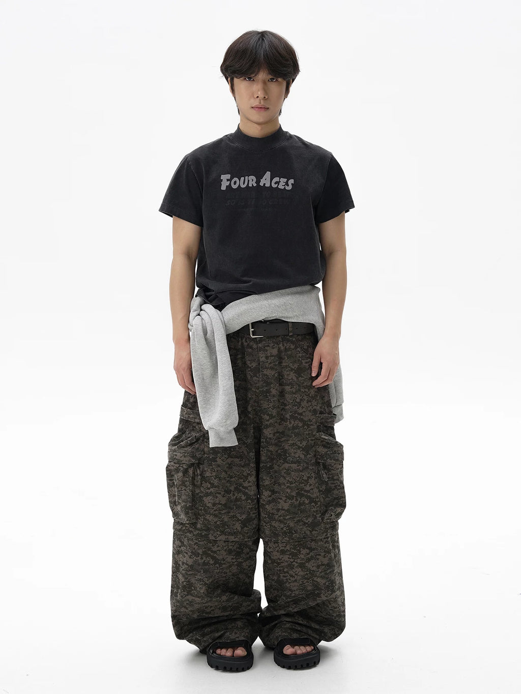 TH90 CREW Breathable Slim-Fit Half-Turtleneck Tee