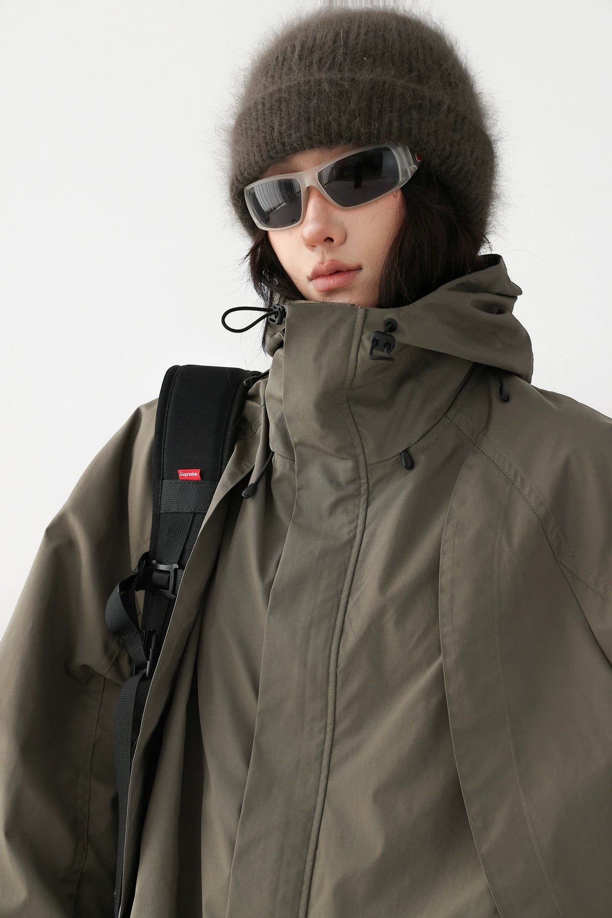 Acestudios Fleece Hooded Tooling Jacket