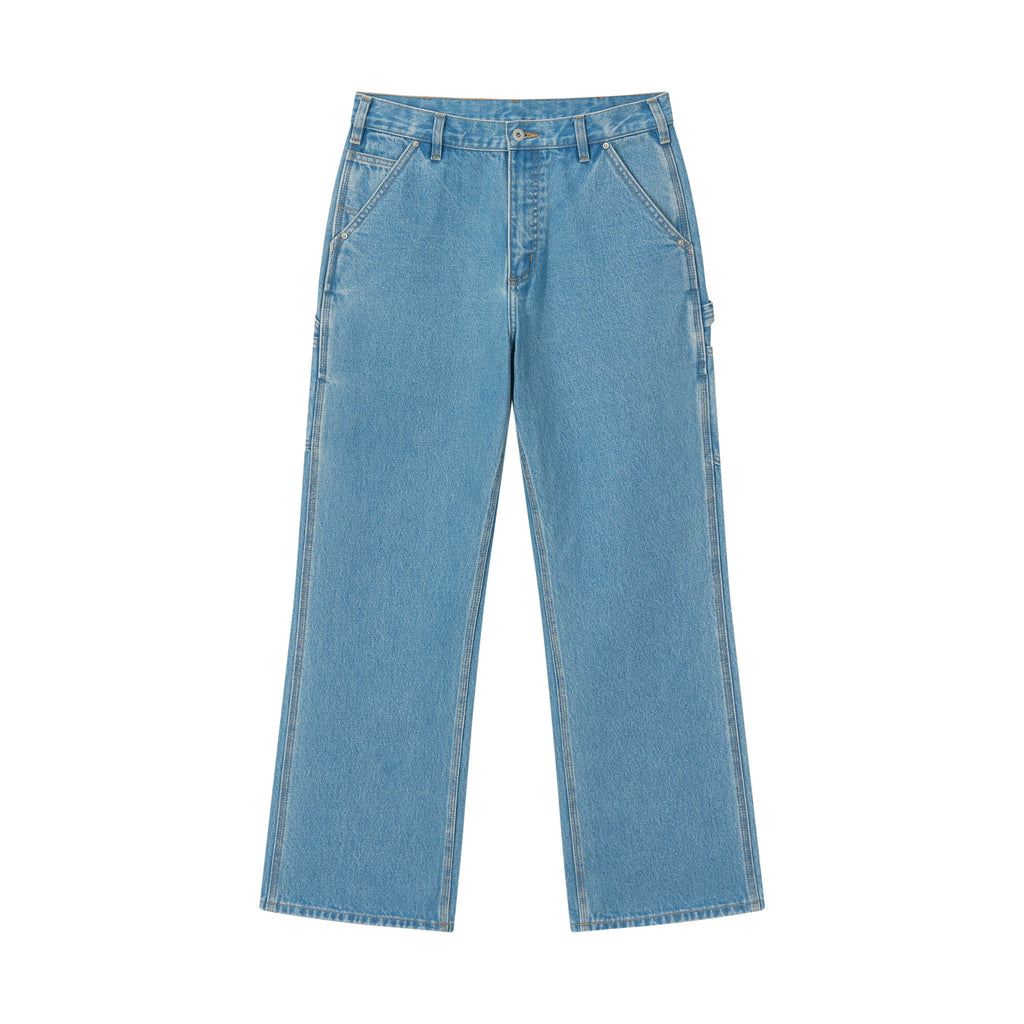 VLABMADE Light Wash Rigid Denim 80s Straight-Leg Jeans