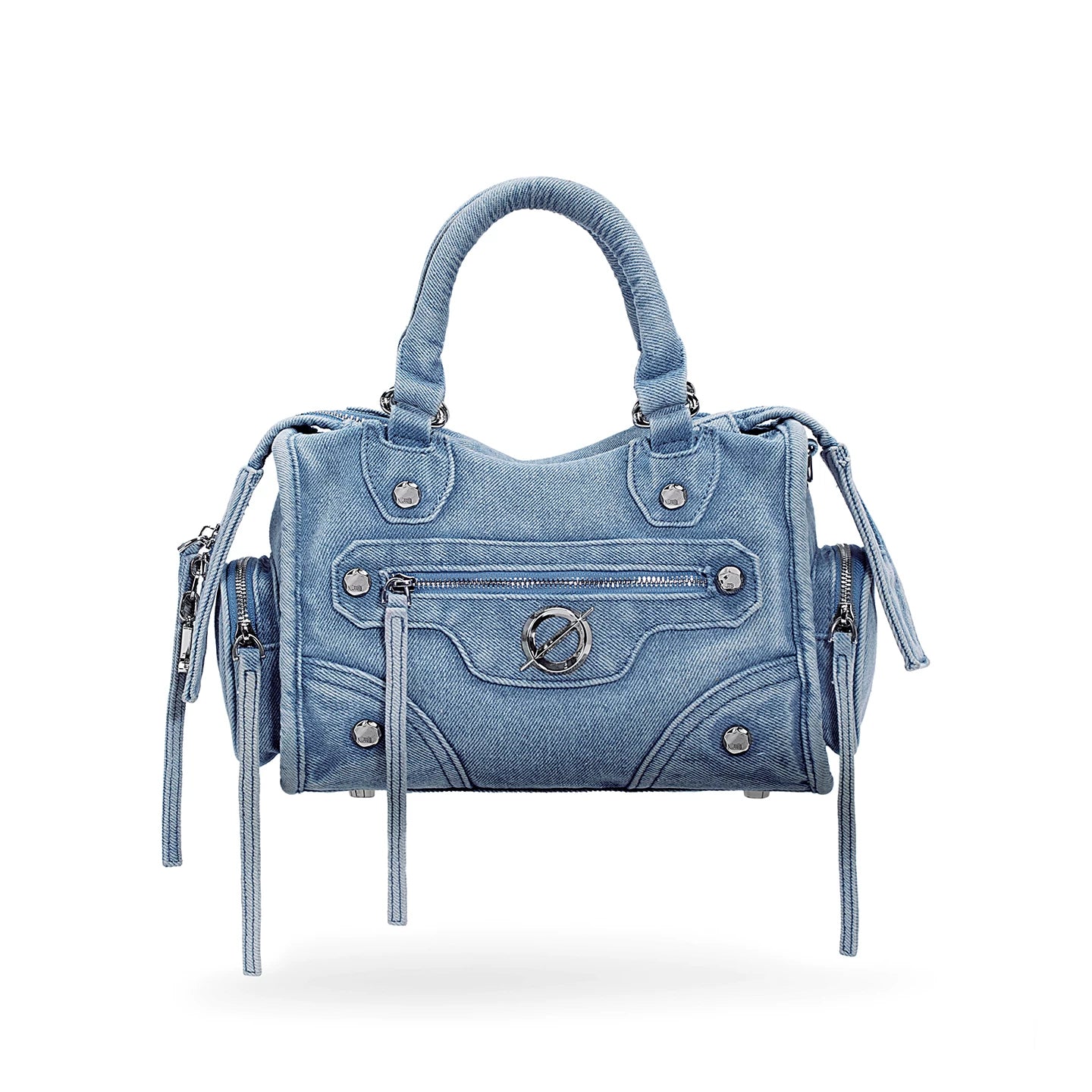 JELLY TOYBOY Pink Faux Leather Zip-Top Crossbody Bag