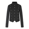 11KN Napoleon Metal Slim Fit Cropped Jacket