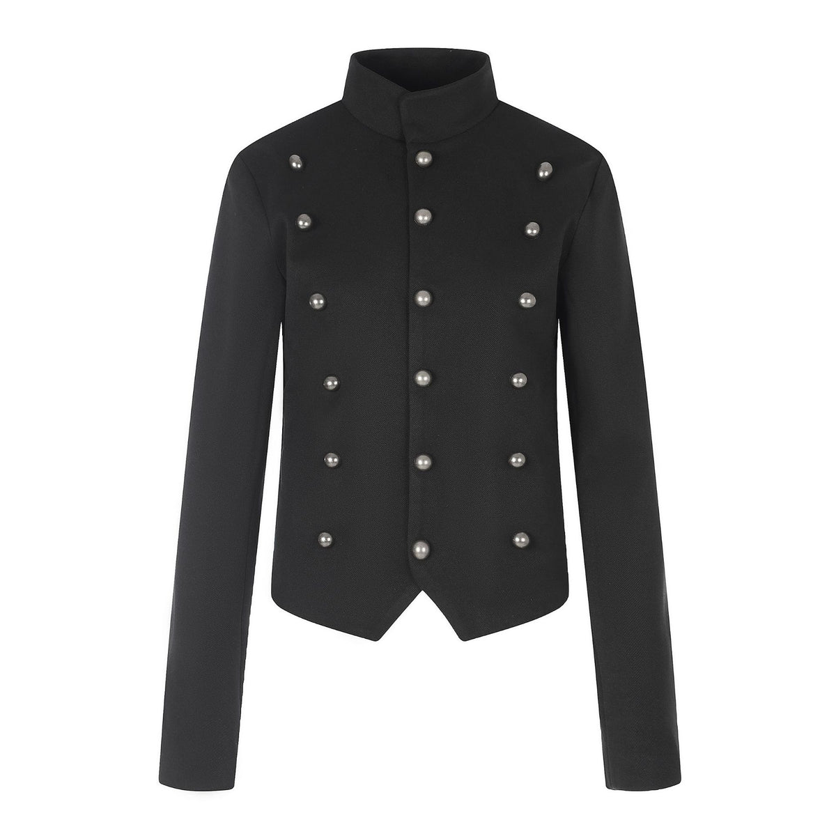 11KN Napoleon Metal Slim Fit Cropped Jacket