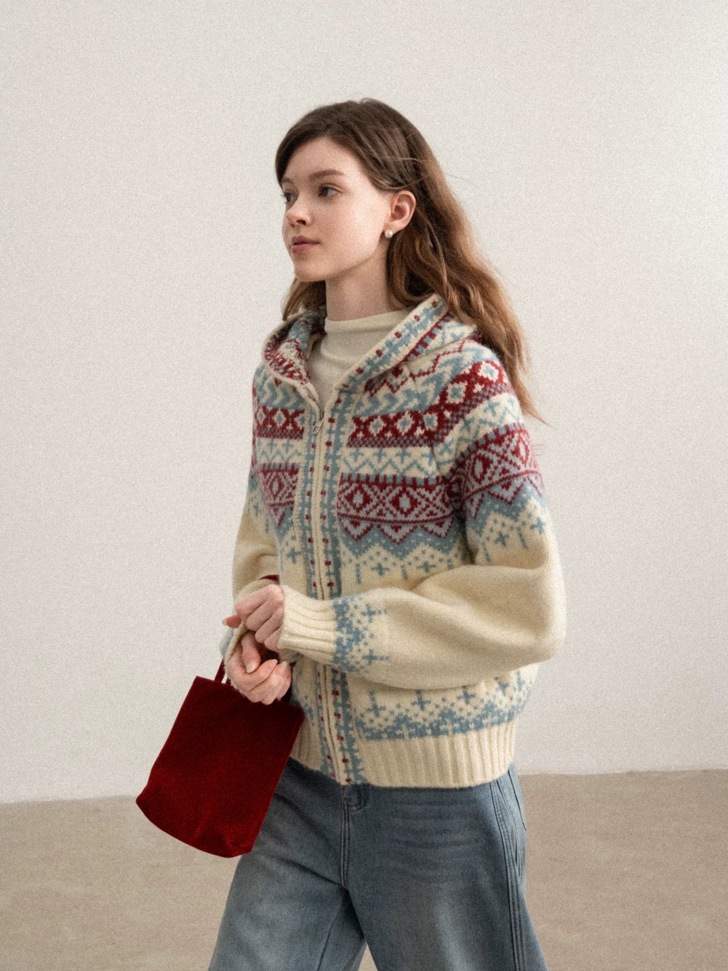 Cantonstory Vintage Loose Skinny Thickened Jacket