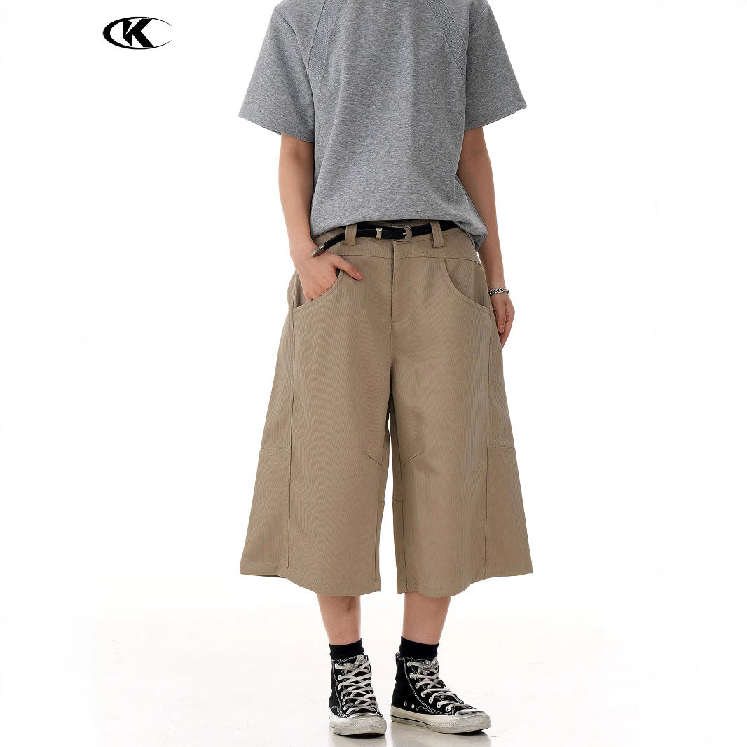 11KN Retro Simple Loose and Thin Casual Shorts