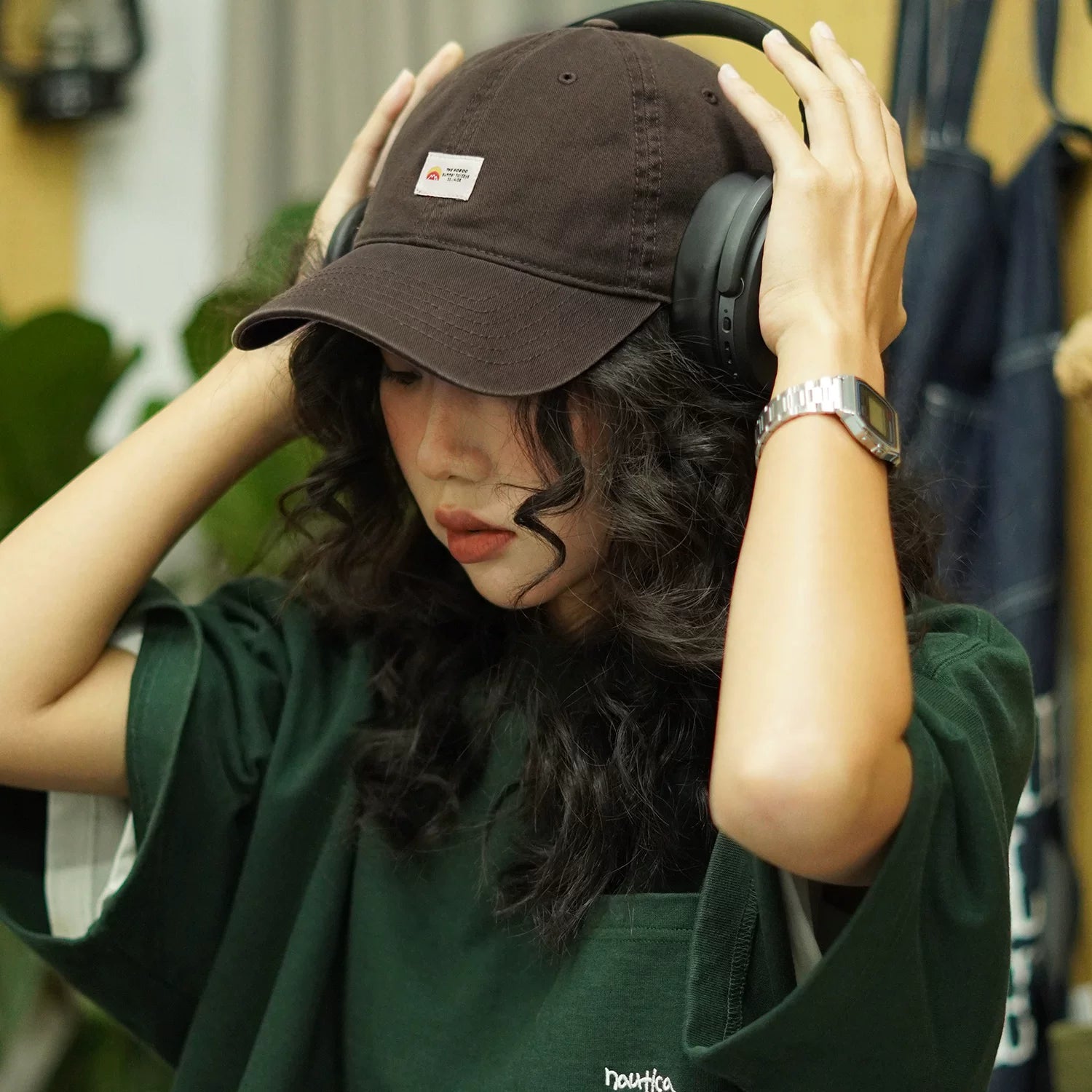 THE HOBOO Japanese Small Label Cap