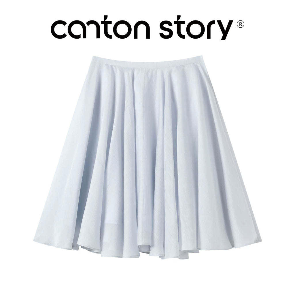 Cantonstory White Hollow-Out Knit Top