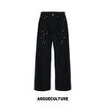 ArguE CulturE Eternal Flower Embroidered Mid-Rise Straight-Leg Jeans