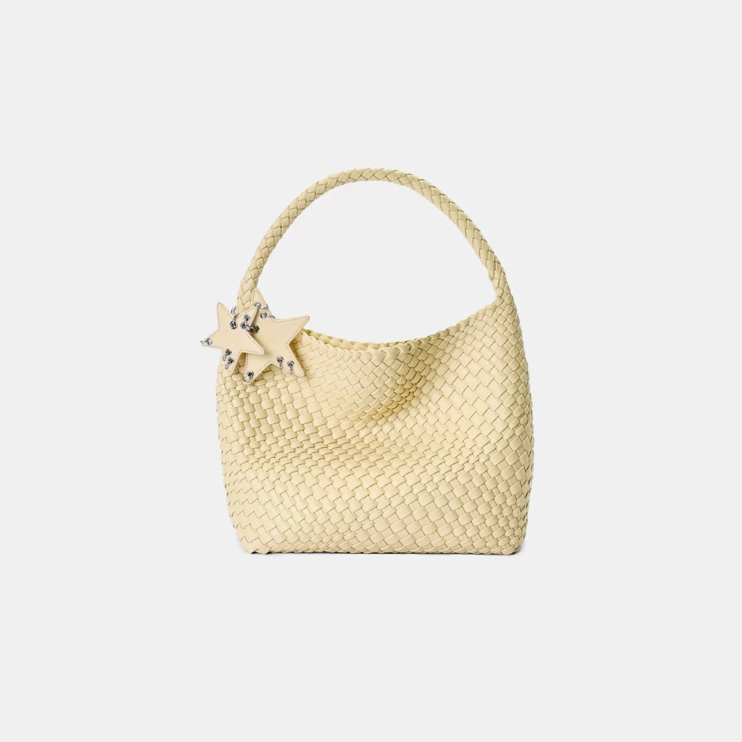 ECODAY Woven Faux Leather Tote