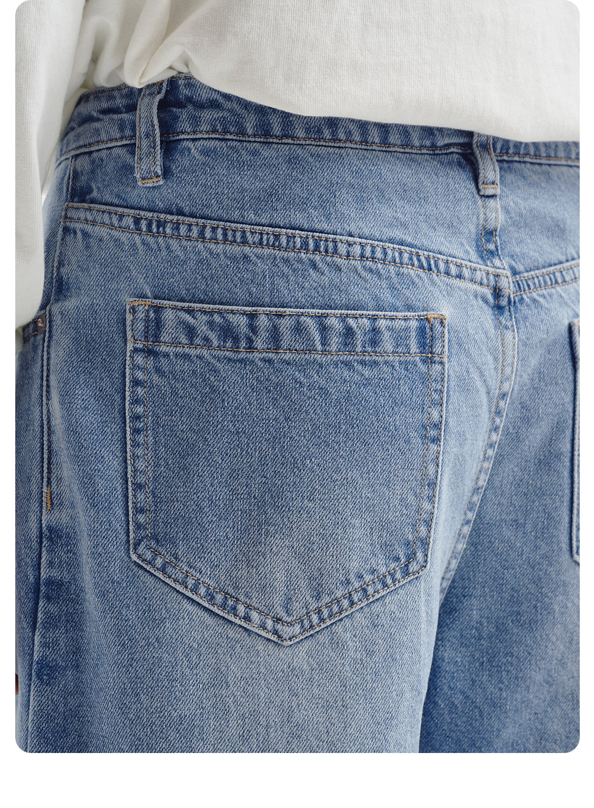 BUTTBILL 25SS puree heavy twill washed micro-cocoon jeans