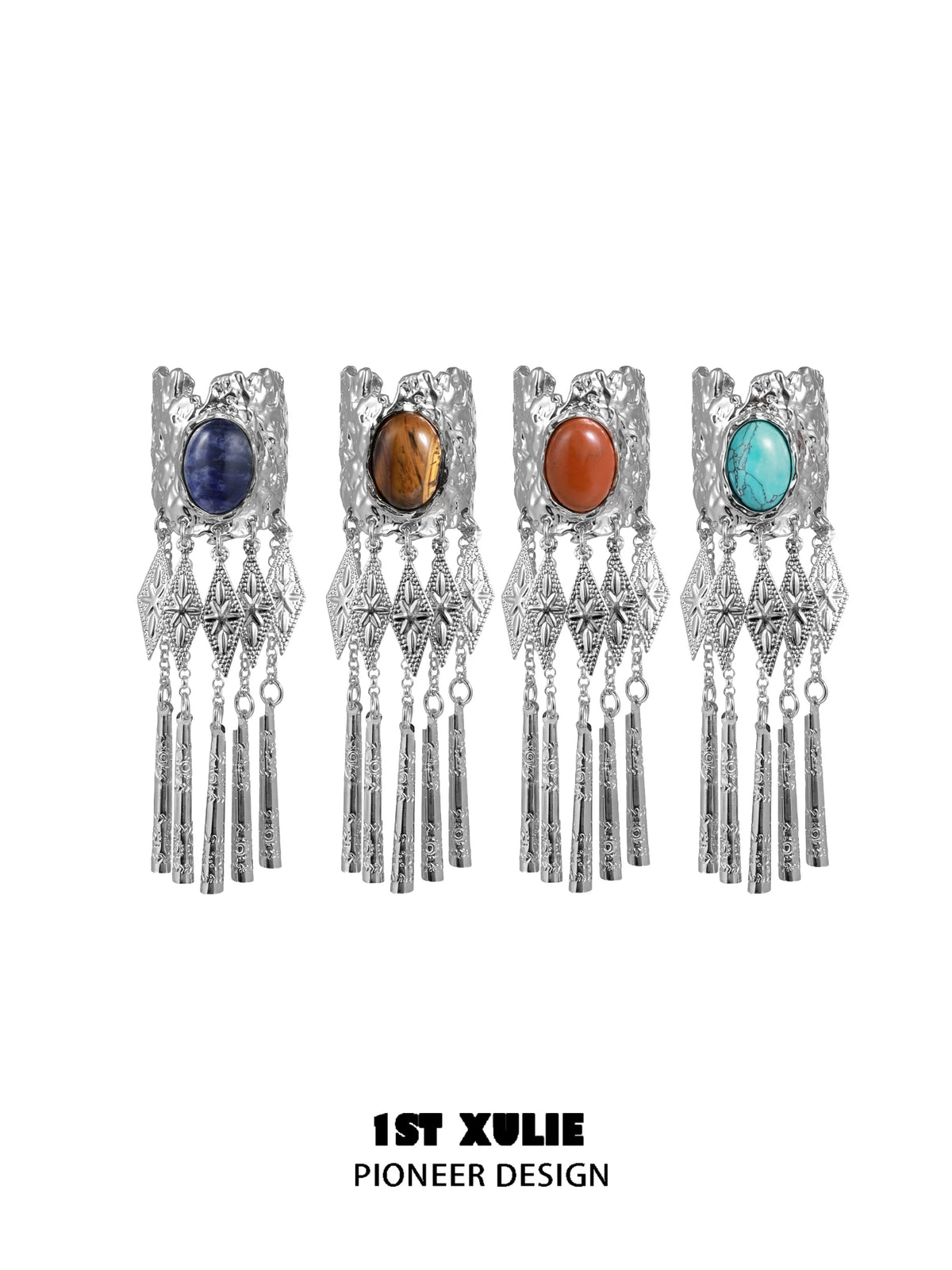 1ST XULIE Miao Hair Clip Alloy Silver-Plated Hair Accessory
