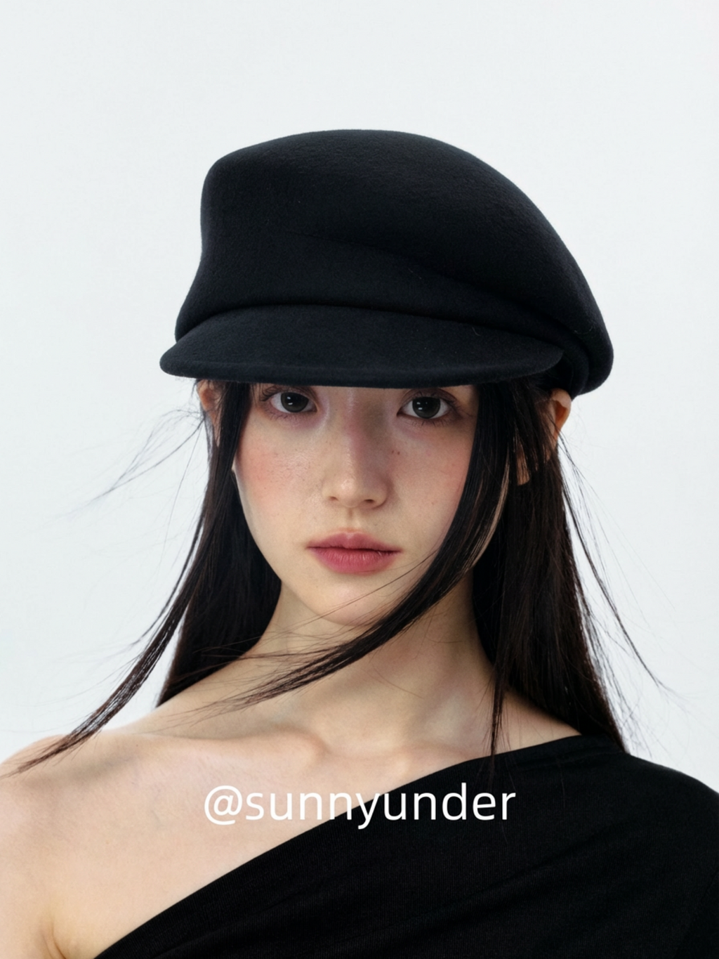 Sunnyunder Vintage Fashion Felt Cap