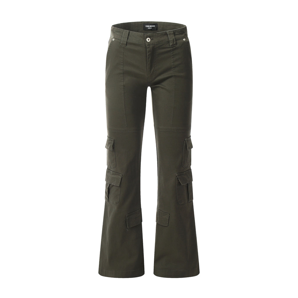 11KN  women's micro-pull vibe slim-fit Pants