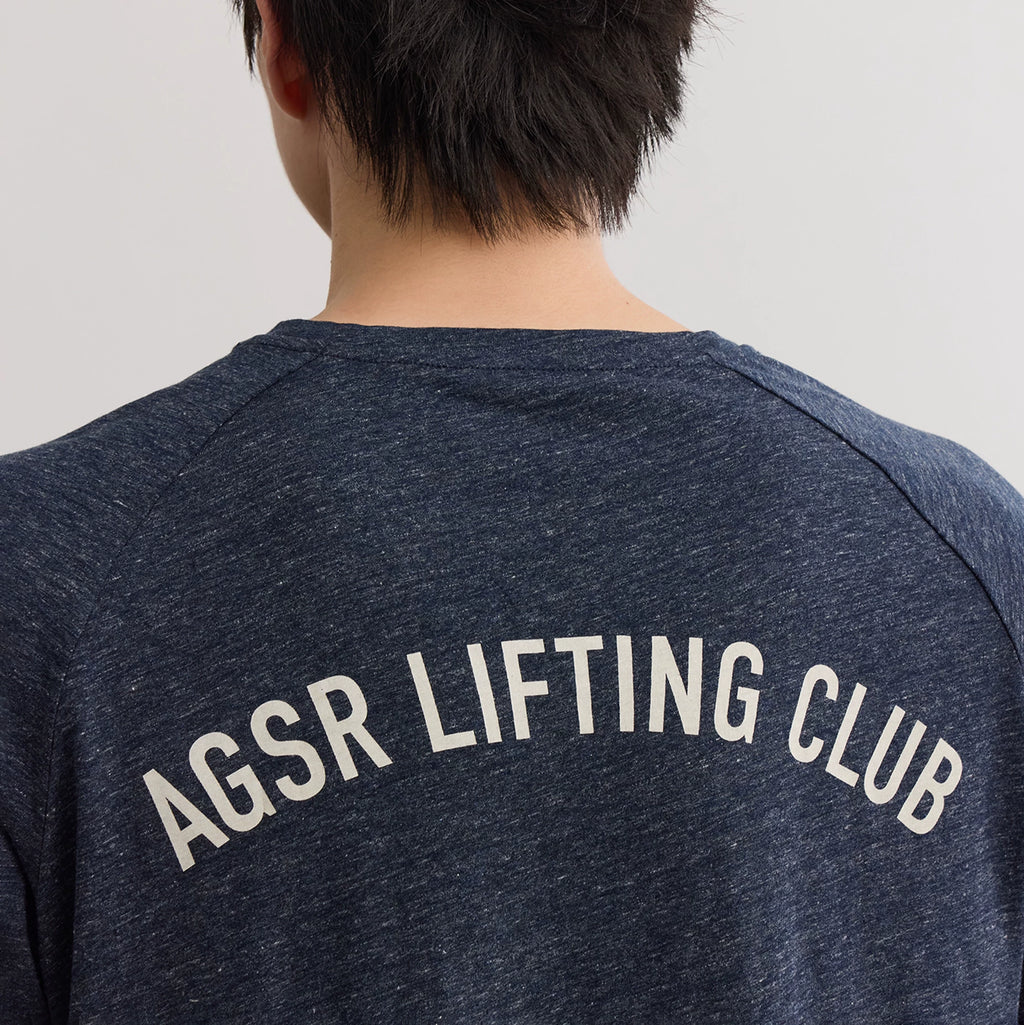 AFTERGLOW Denim-Texture Breathable Slim Fit Tee