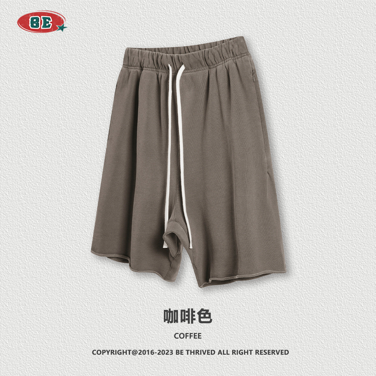 BE THRIVED American Retro 400g Breathable Loose Shorts