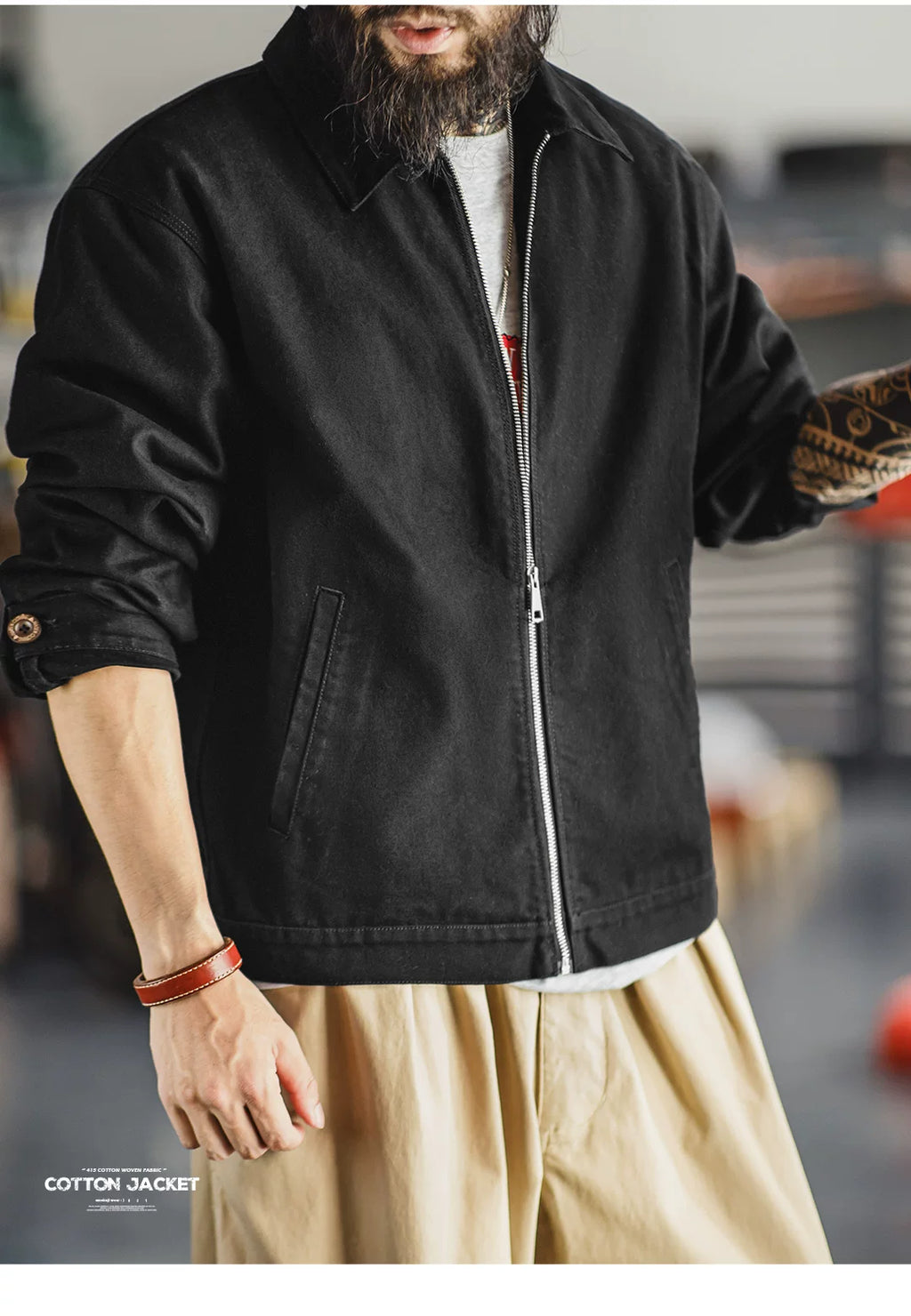Madden coach stiff heavy short jacket