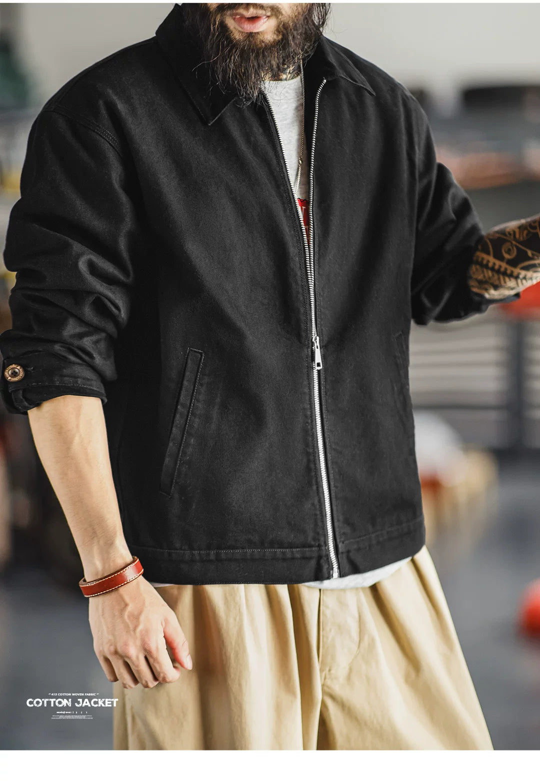 Madden coach stiff heavy short jacket