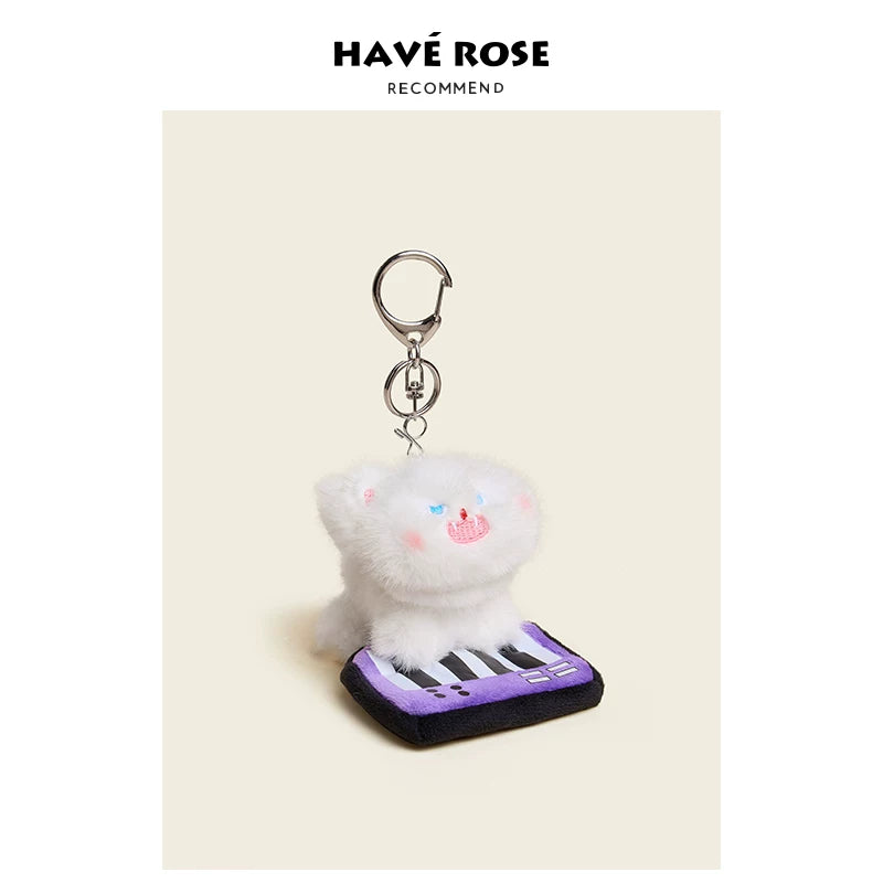 HAVEROSE Minimalist Faux Leather Charm Bag