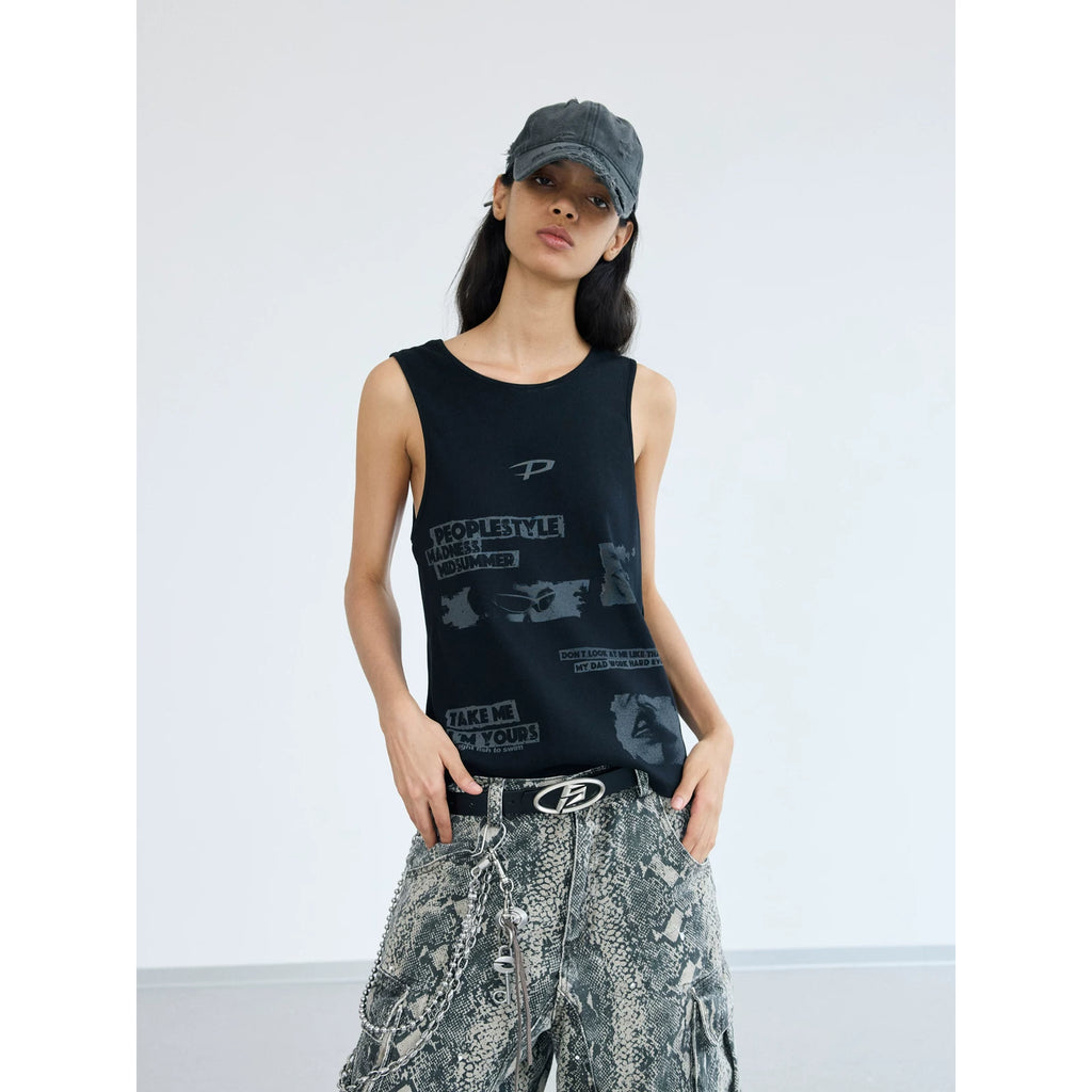 PEOPLESENSE fiti Ribbed Knit Tank Top