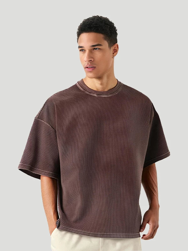 FIVE MEN Waffle Weave 280g Relaxed Tee