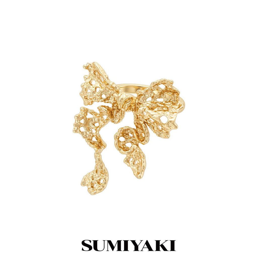 SUMIYAKI Hollow Bow Ring