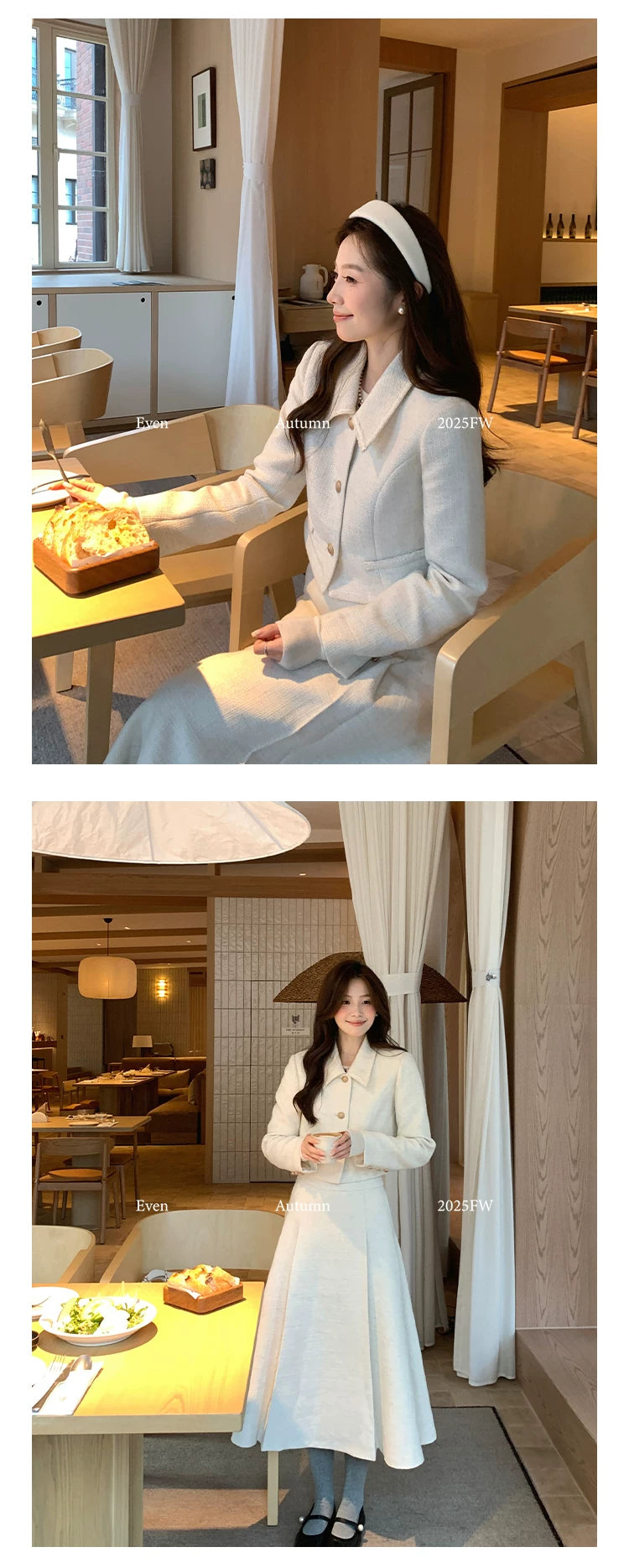 Even Daughter Feeling Small Fragrant Jacket + Skirt