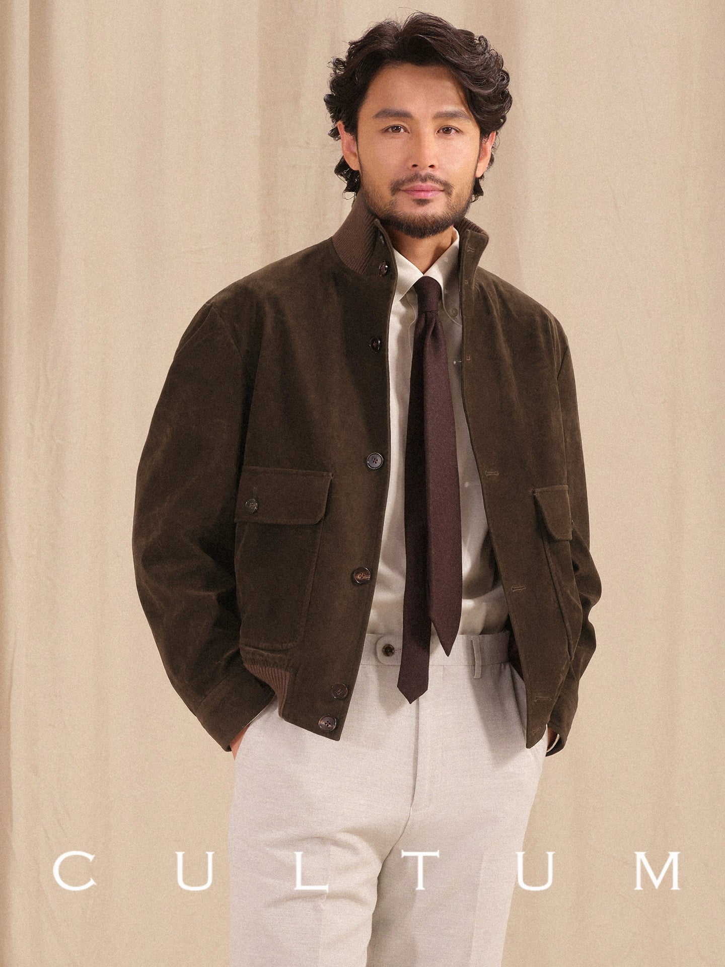 CULTUM Casual Blazer Silhouette Jacket