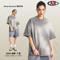 ARTIE Collar Loose Edge Spray Dye Old Tee