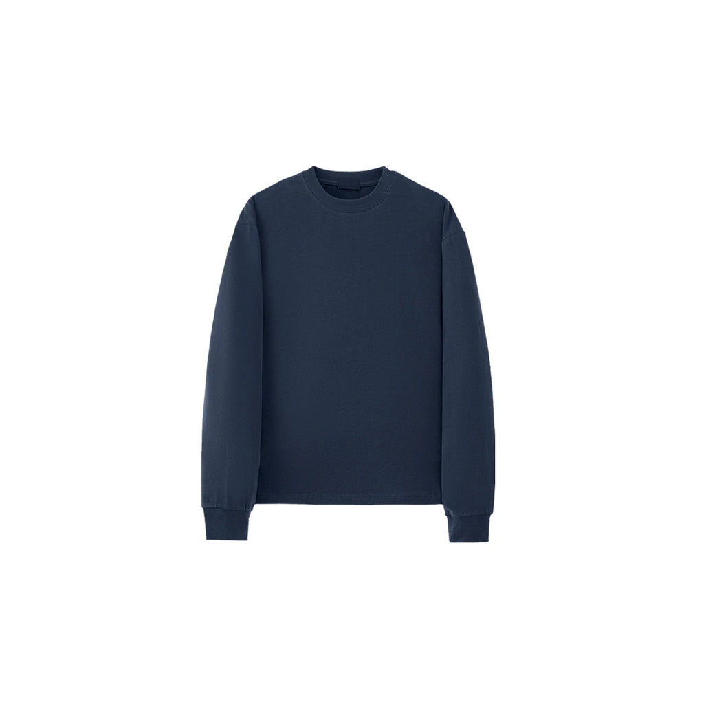 PLUS NO LOGO Brushed Cotton Cropped Long-Sleeve Tee