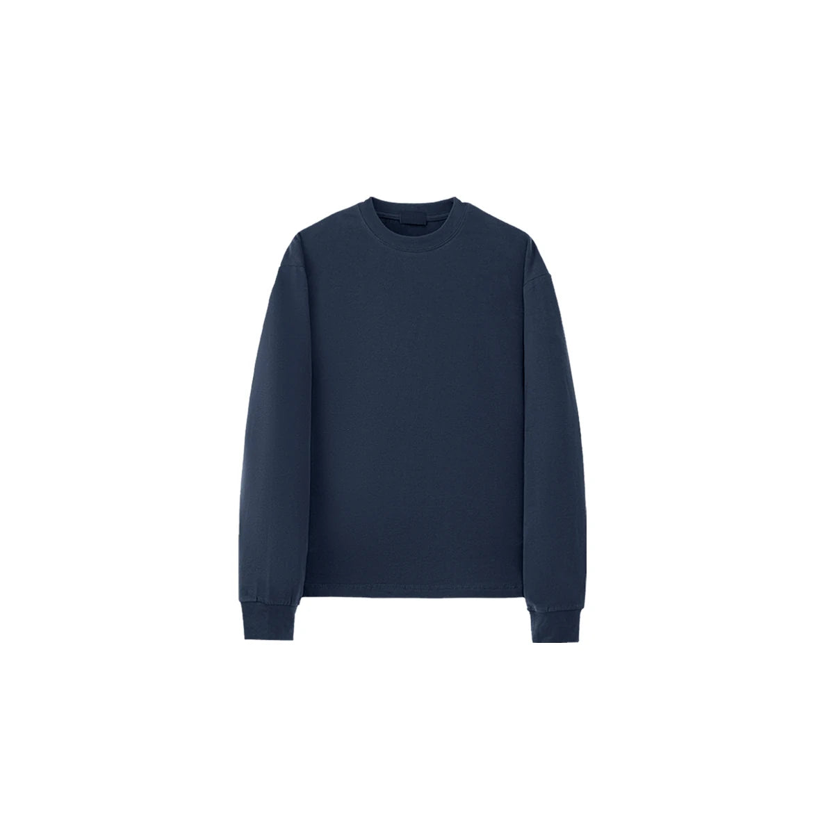 PLUS NO LOGO Brushed Cotton Cropped Long-Sleeve Tee