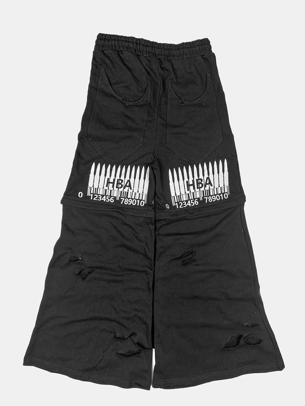 INFRINGEMENTS HBA Bootleg Bullet Wide-Leg Sweatpants