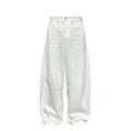 JCAESAR Pleated Wide-leg Jeans