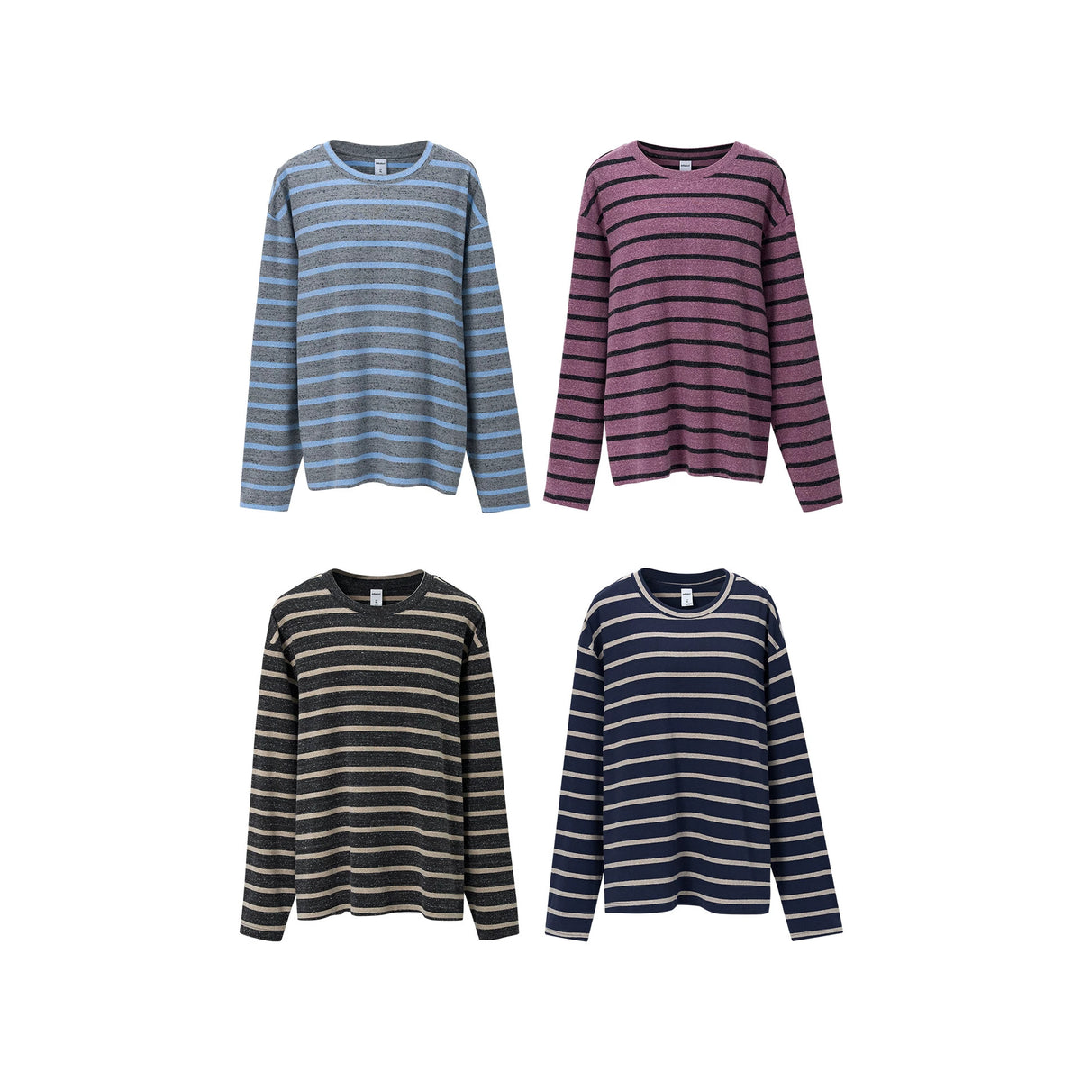 Inflation Striped 290g Relaxed Long-Sleeve Tee