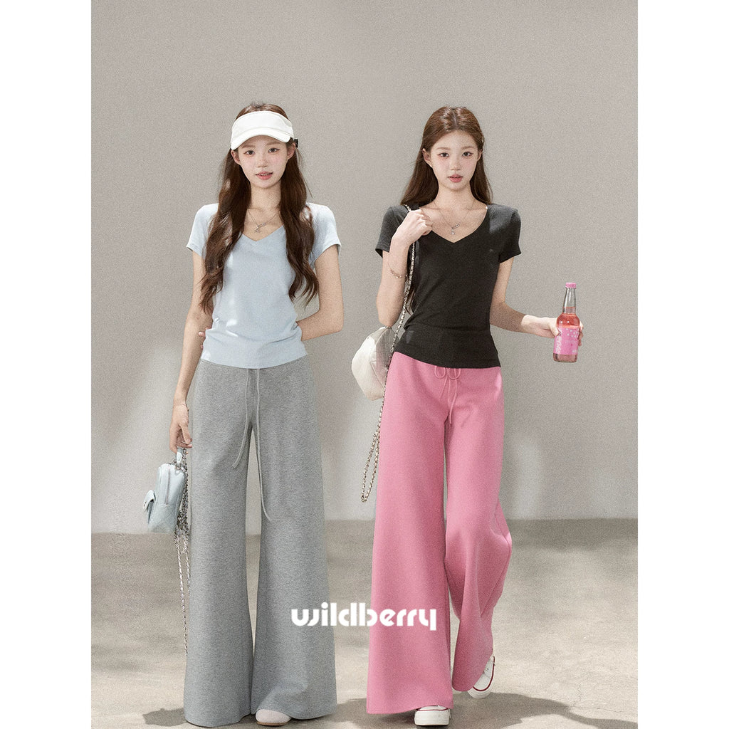 Wildberry V-Neck Slim Fit Tee