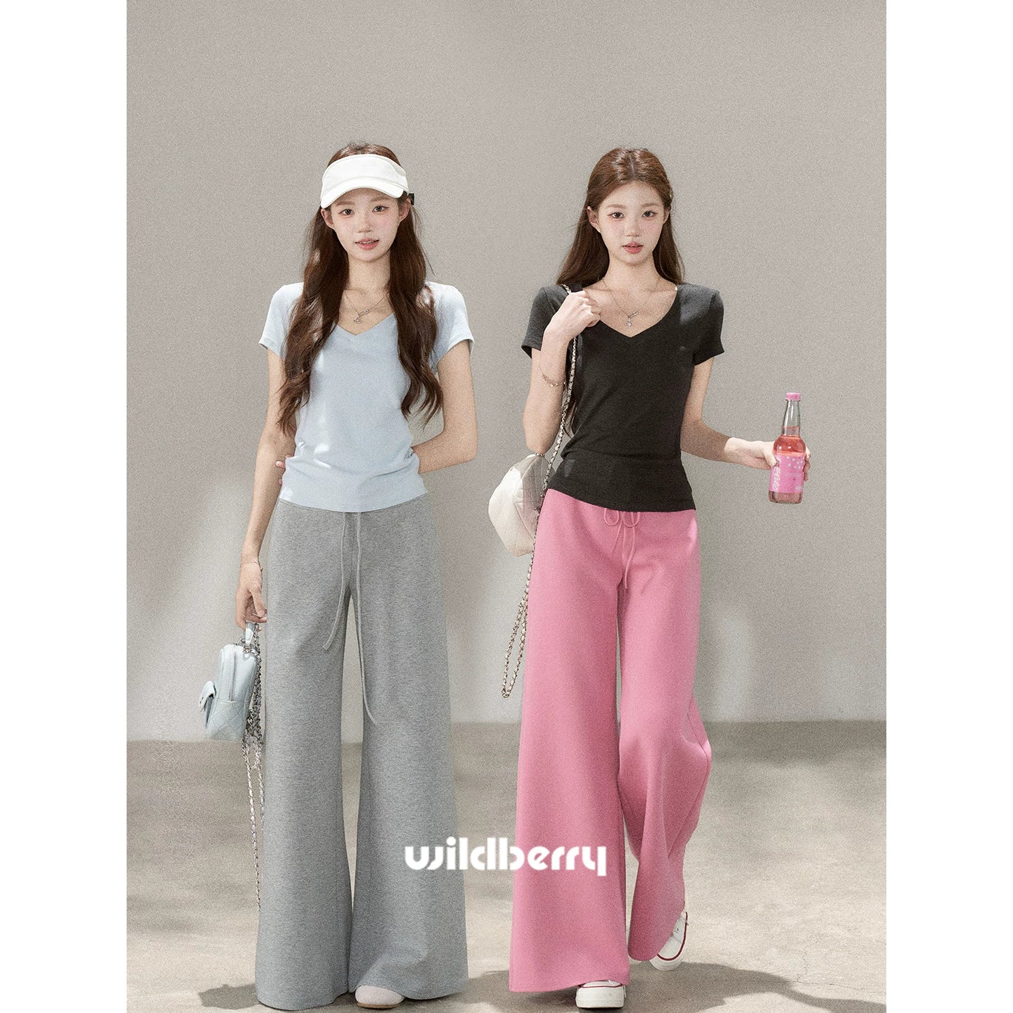 Wildberry V-Neck Slim Fit Tee