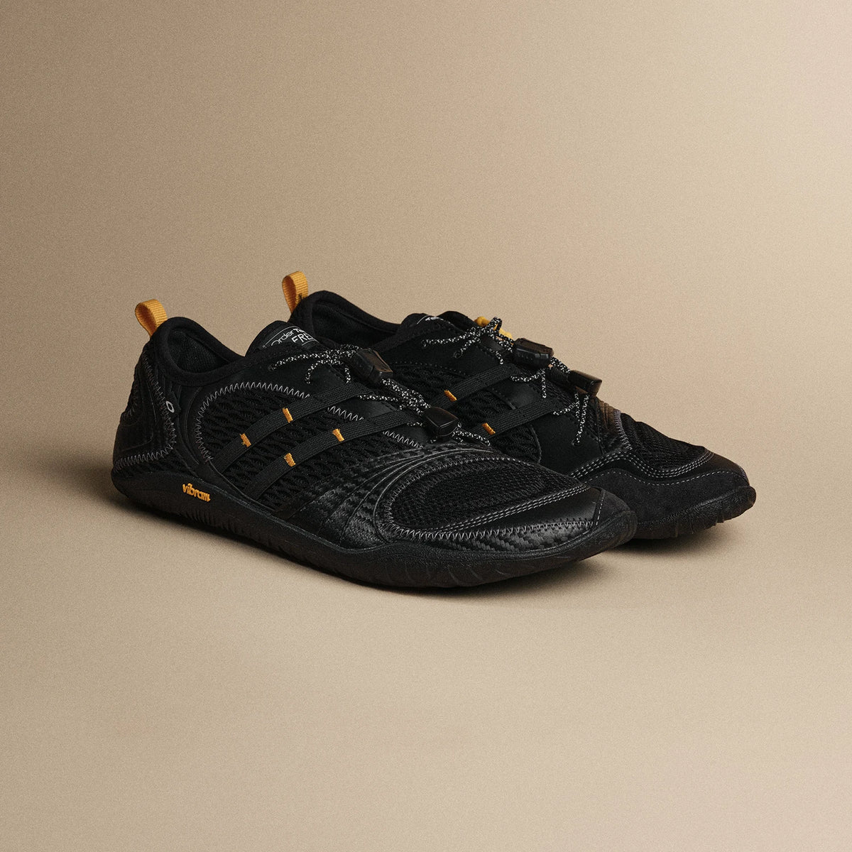 OLD ORDER Microfiber Leather Lace-Up Barefoot Sneaker